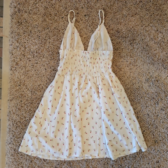 Princess Polly Roza Mini Dress US Size 2 Beige - Picture 6 of 7